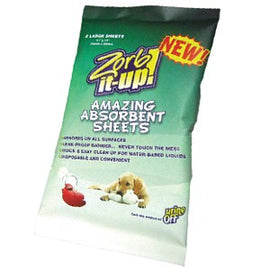 Urine-Off Zorb-It-Up Absorbent Sheets - pack of 2